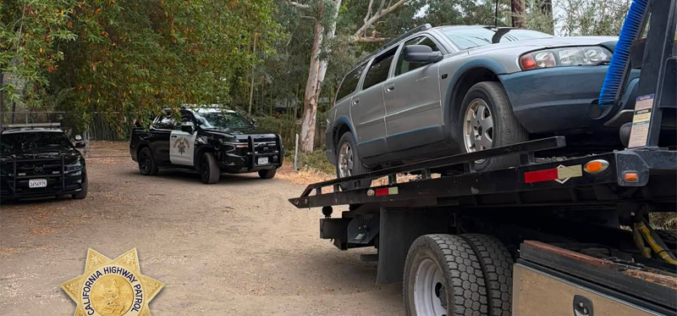 Clear Lake CHP Officers Track Down and Impound Vehicle from Prior Pursuit