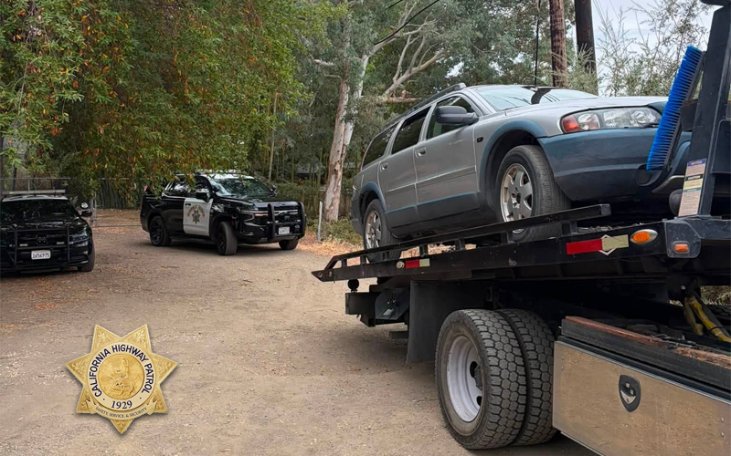 Clear Lake CHP Officers Track Down and Impound Vehicle from Prior Pursuit