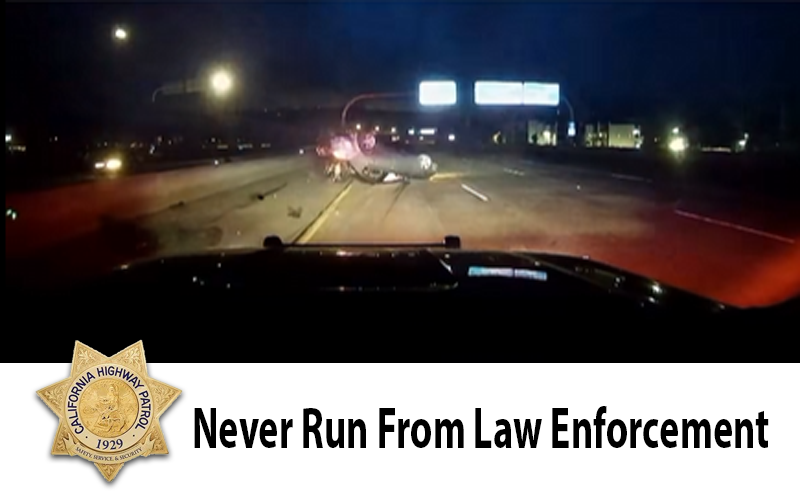 California Highway Patrol Issues Public Advisory Highlighting Dangers of Vehicle Pursuits