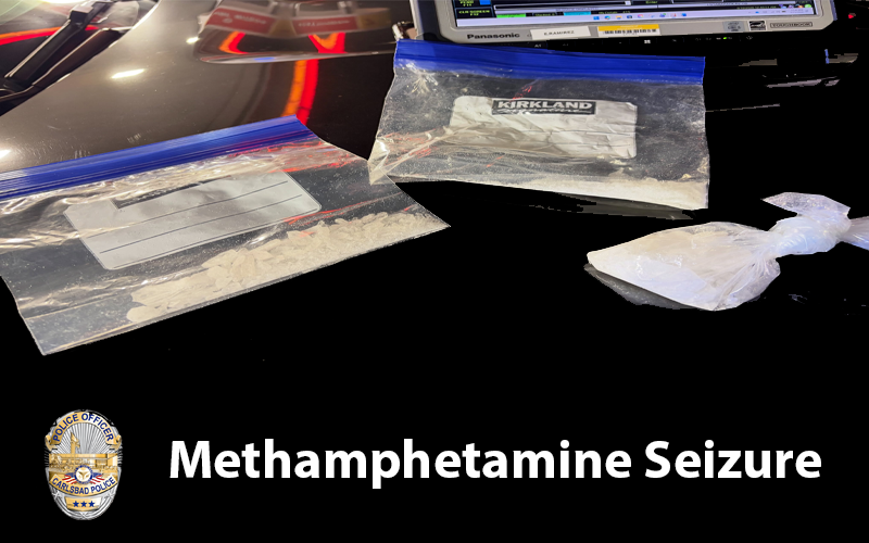 Traffic Stop for Registration Violations Leads to 94-Gram Methamphetamine Seizure