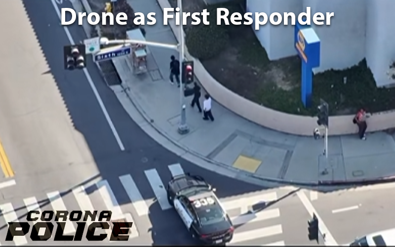 Corona Police Drone Helps Officers Track Fleeing Suspect and Recover Unserialized Firearm