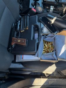 Illegal firearm and ammunition