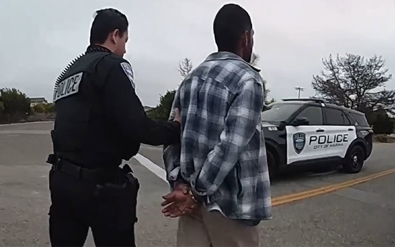 Marina Police Arrest Driver Found with Loaded Unregistered Rifle and Narcotics