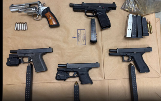 Convicted Felon Arrested for Possession of Five Firearms