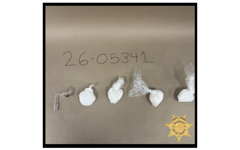 Motorist Reportedly Caught with Bags of Methamphetamine During Traffic Stop in Oroville