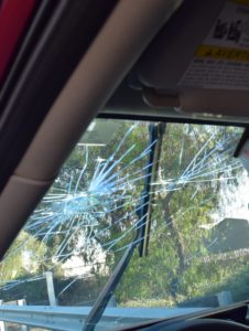 cracked windshield
