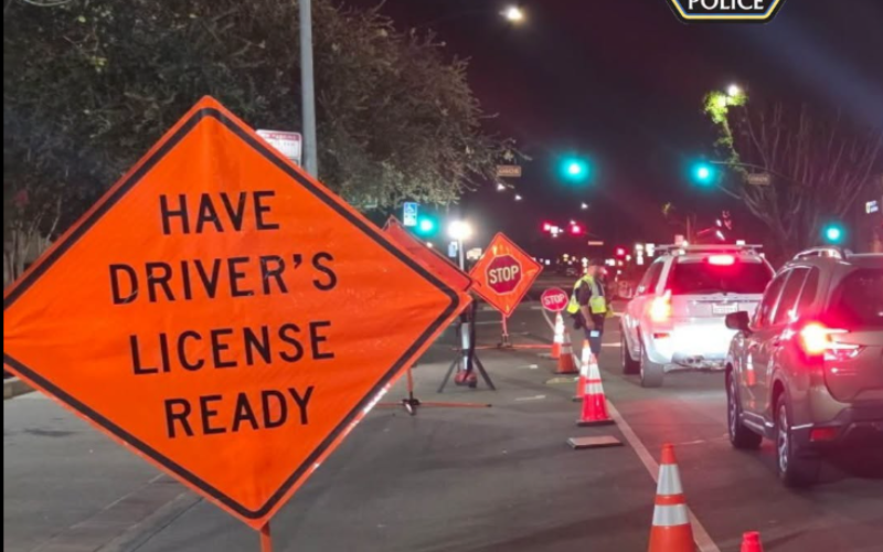 Four Motorists Arrested or Cited During Marsh Street DUI Checkpoint