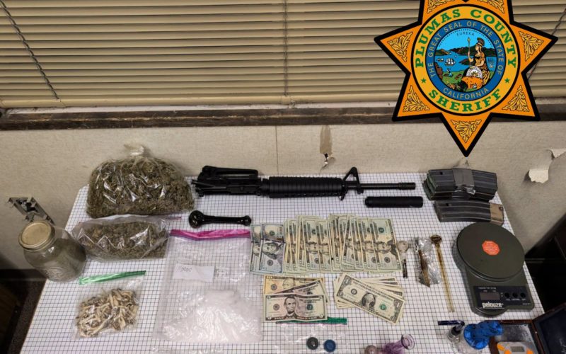 Traffic Stop Leads to Narcotics and Illegal Weapons Arrest in Portola