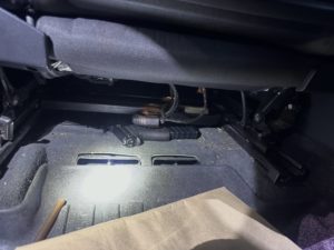 handgun under seat