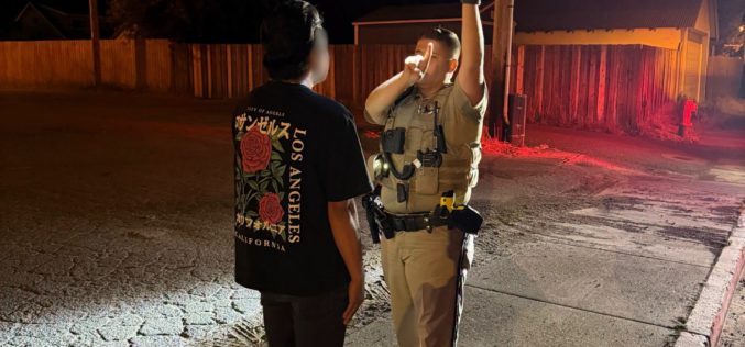 Quincy CHP Arrests 20-Year-Old Unlicensed Driver for Underage DUI