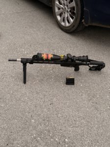 Rifle and magazine