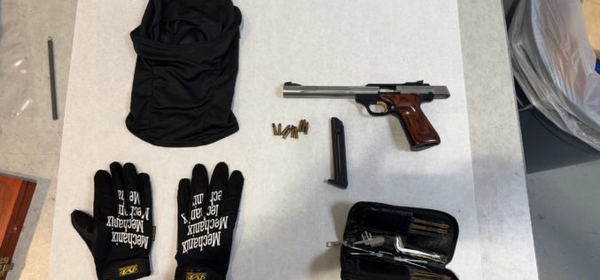Two Arrested After Probation Check Finds Firearm &Burglary Tools Found in Residence with Children
