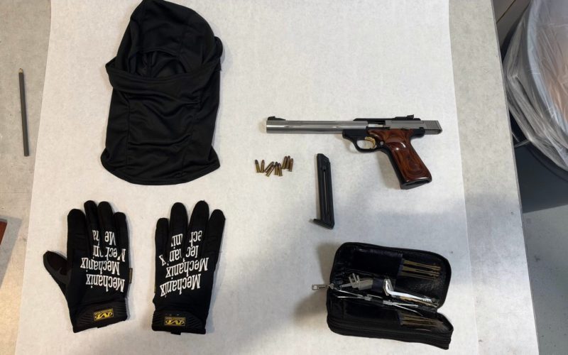Two Arrested After Probation Check Finds Firearm &Burglary Tools Found in Residence with Children