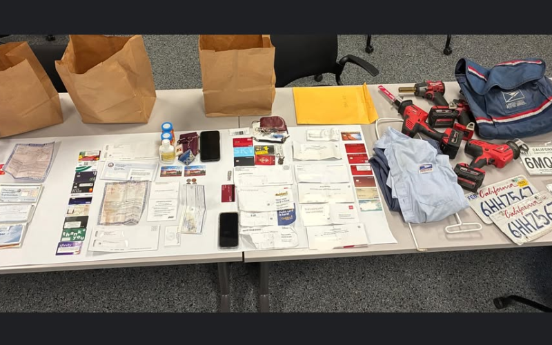 Traffic Stop at Buena Vista Saloon Uncovers USPS Master Keys, Stolen Mail, and Burglary Tools