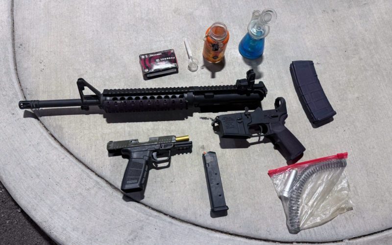 El Centro Police Recover Stolen Rifle and Unserialized Handgun Following Nighttime Traffic Stop