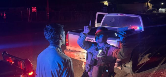 California Highway Patrol Officers Arrest Driver for Reportedly Driving-Under-The-Influence on Crows Landing Road