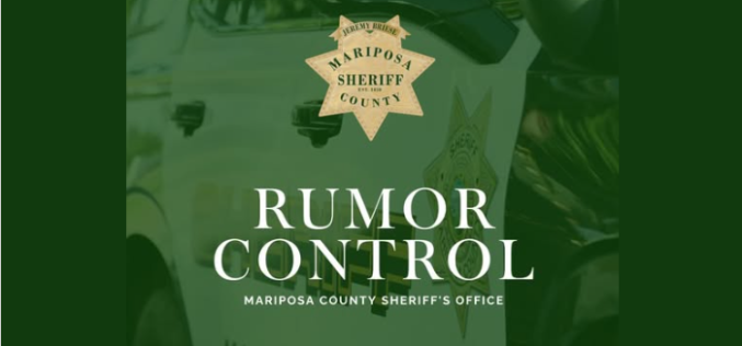 Mariposa County Sheriff’s Office Clarifies Social Media Rumors Regarding ICE Activity