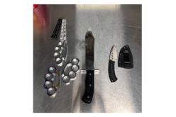 Healdsburg Man Awaiting Trial in Gang-Related Investigation Allegedly Caught with Brass Knuckles, Knives