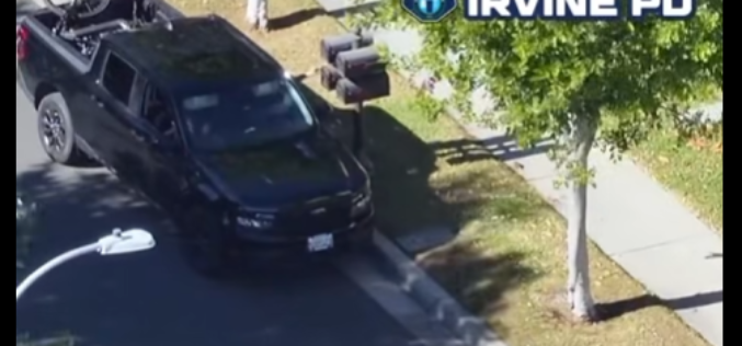 Police Use Aerial Surveillance Drone to Intercept Suspected Mail Thieves in Irvine Neighborhood